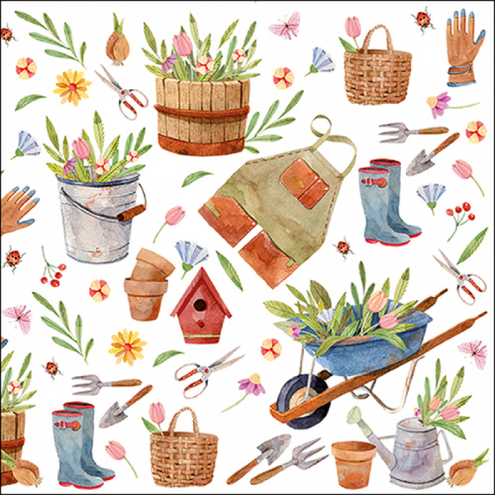 Lunch Servietten "Happy Garden"
